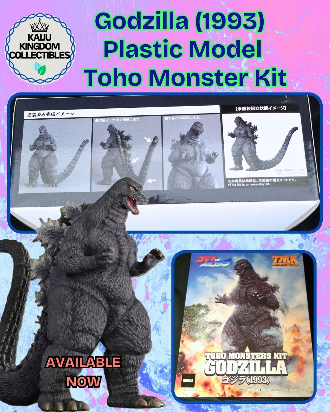 Building the King: A Look at the Godzilla (1993) Plastic Model Kit