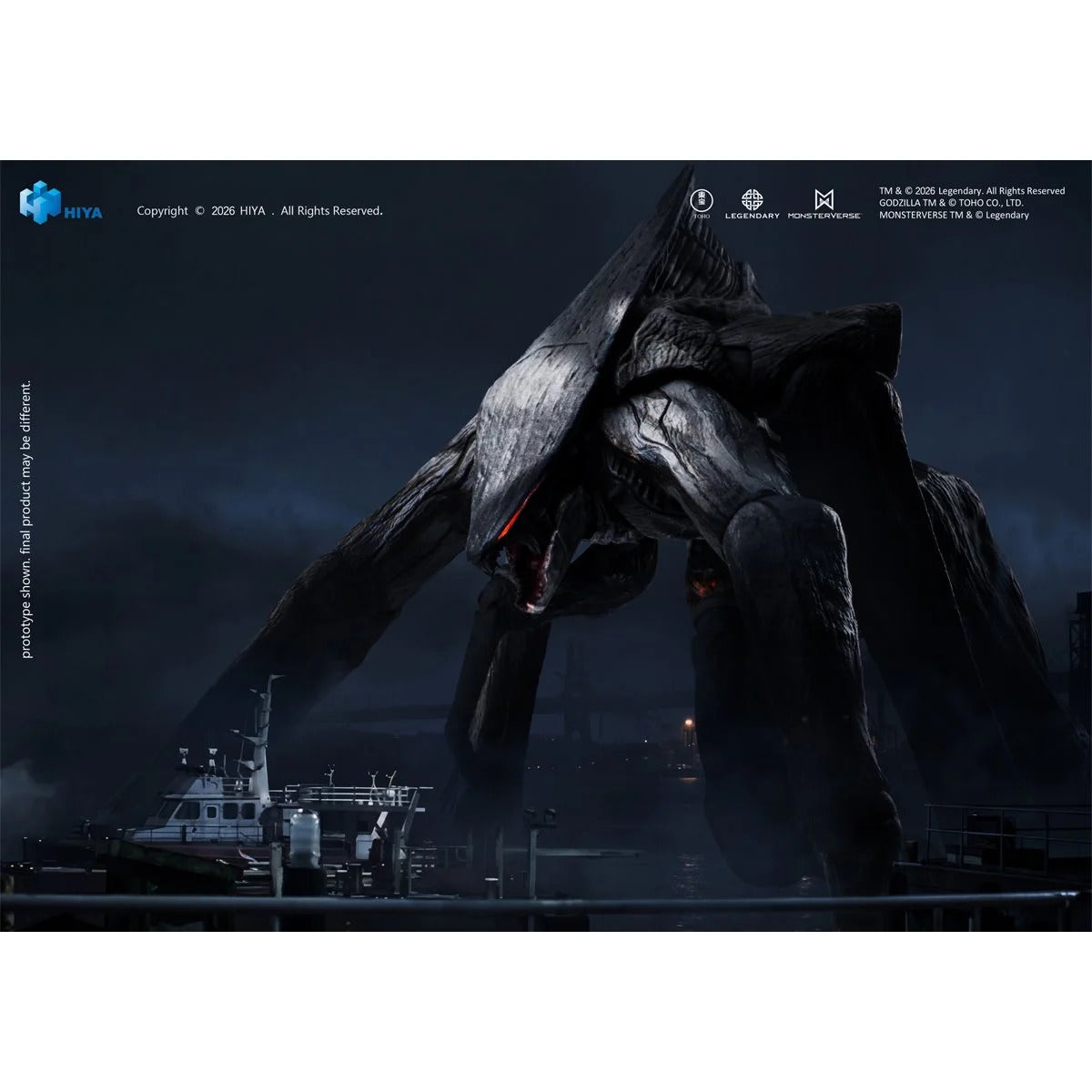 Muto Male and Female Exquisite Basic Series None Scale 6-Inch Action Figure Set from Godzilla 2014