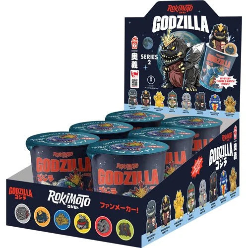 Rokimoto Godzilla Series 2 Cup Vinyl Figure (Pack of 6)