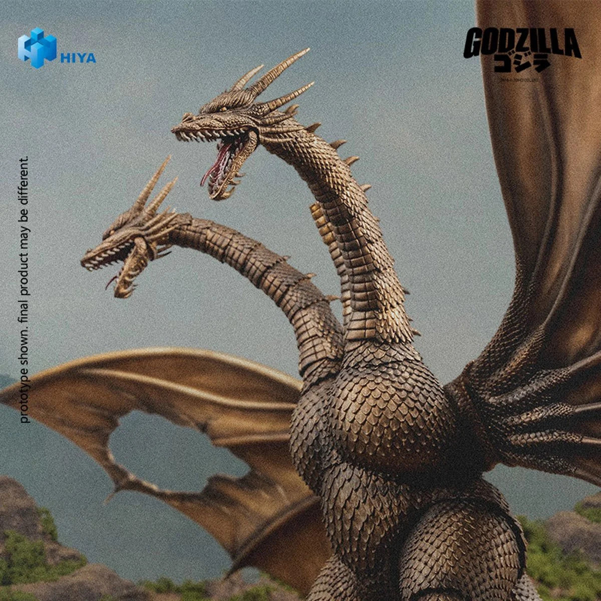 1991 King Ghidorah Battle Damaged from G vs. KG Exquisite Basic