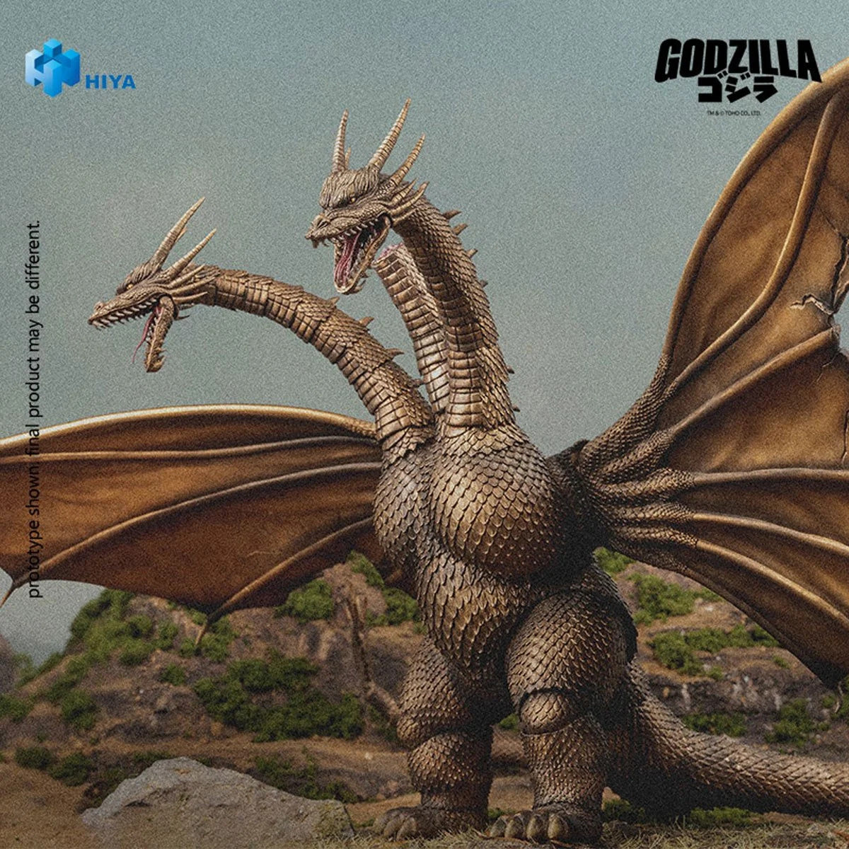1991 King Ghidorah Battle Damaged from G vs. KG Exquisite Basic