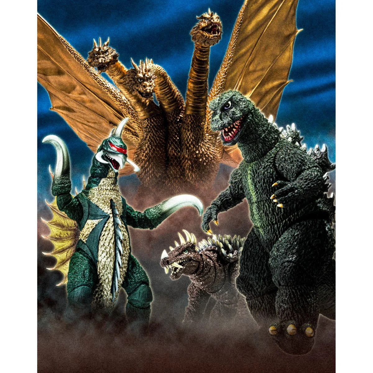 King Ghidorah 1972 S.H.MonsterArts Godzilla vs Gigan Action Figure