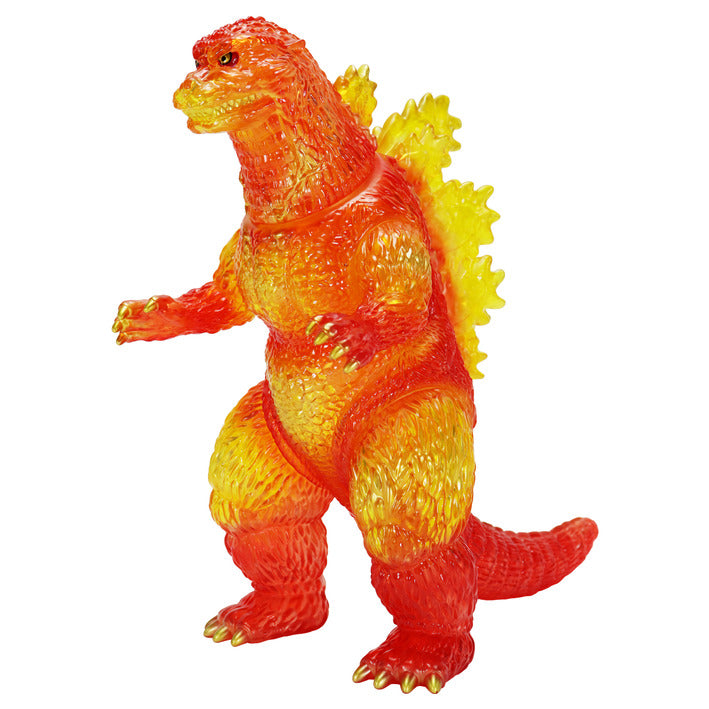 CCP Sofubi Rare Big Retro Soft Vinyl Series Godzilla (1995) Burning Clear Ver