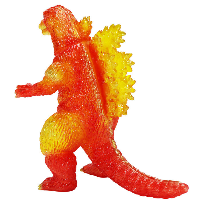 CCP Sofubi Rare Big Retro Soft Vinyl Series Godzilla (1995) Burning Clear Ver