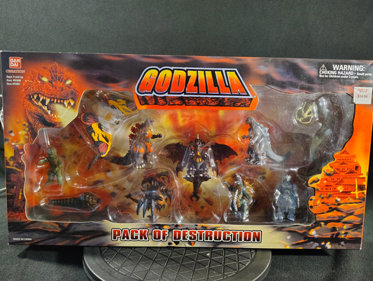Bandai Vintage Godzilla Pack of Destruction Set