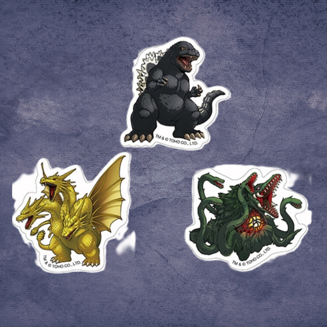 Godzilla Sticker Set