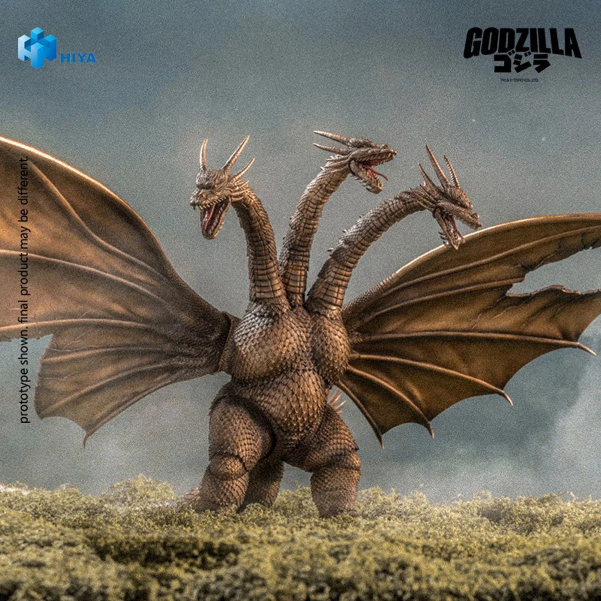 1991 King Ghidorah Battle Damaged from G vs. KG Exquisite Basic