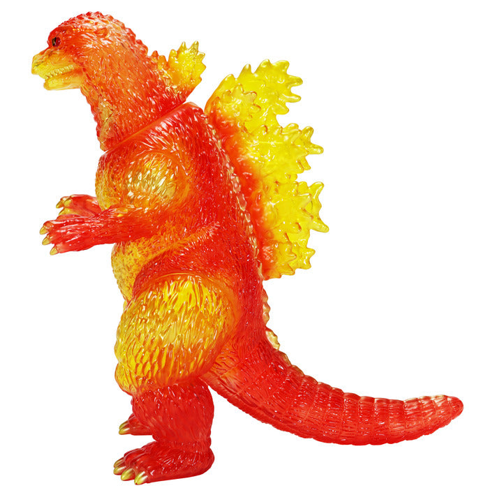 CCP Sofubi Rare Big Retro Soft Vinyl Series Godzilla (1995) Burning Clear Ver