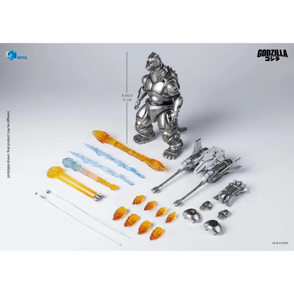 1993 Super Mechagodzilla Exquisite Basic Non-Scale Action Figure (G vs Mecha G II)