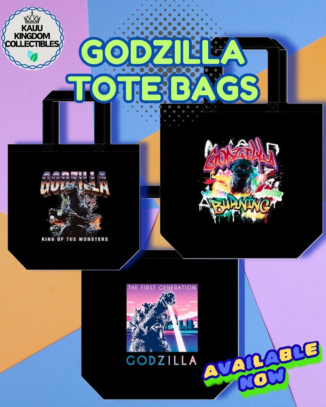 Godzilla Tote Bags: A Timeless Accessory for Kaiju Fans