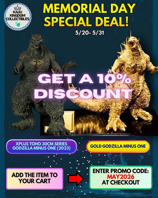 Memorial Day Savings: The King of Monsters Takes Charge!