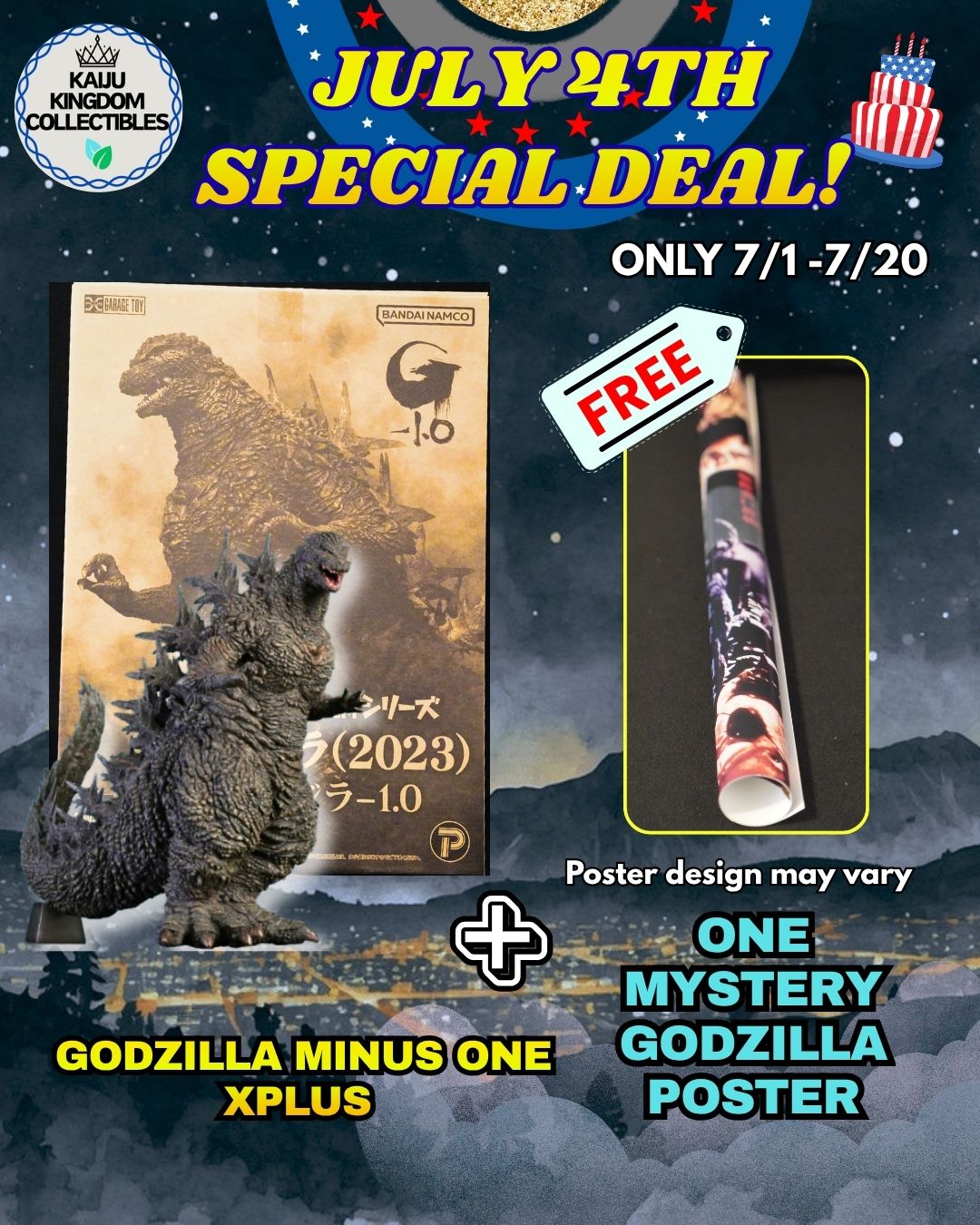 Add Godzilla Minus One to Your Collection and Unlock a Mystery Reward