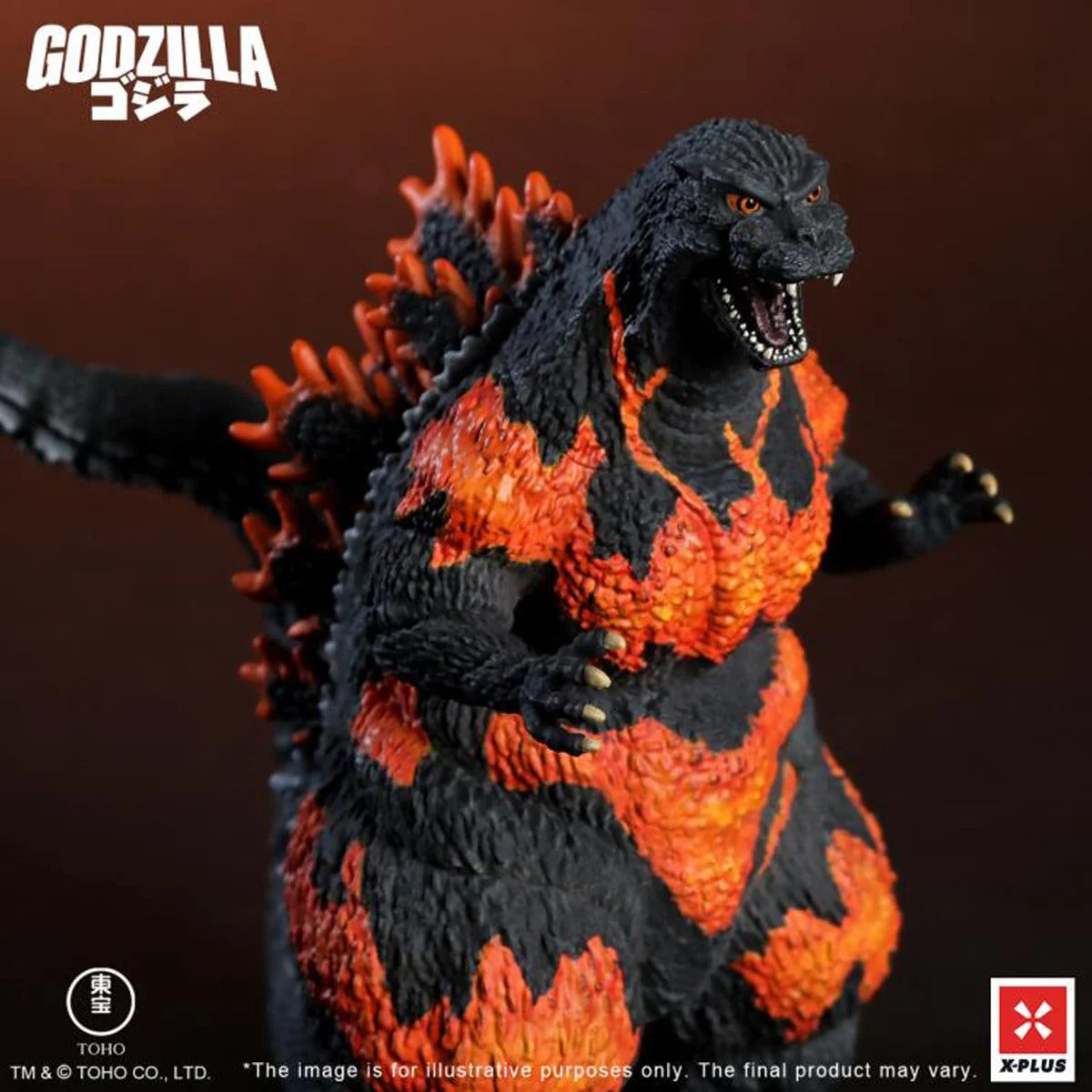 XPlus (1995) Godzilla Standard Version TOHO Kaiju Wars Series Statue