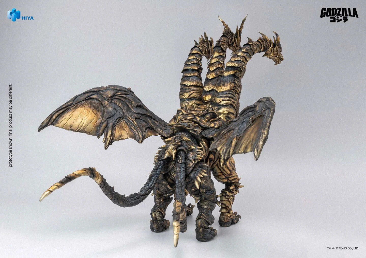 Keizer Ghidorah Exquisite Basic Series None Scale 14-Inch Action Figure from Godzilla Final Wars