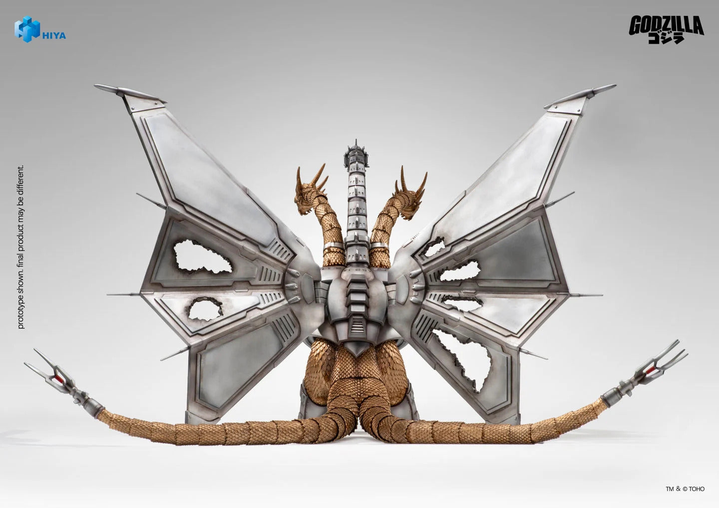1991 Mecha King Ghidorah Battle Damaged Exquisite Basic Series None Scale Action Figure