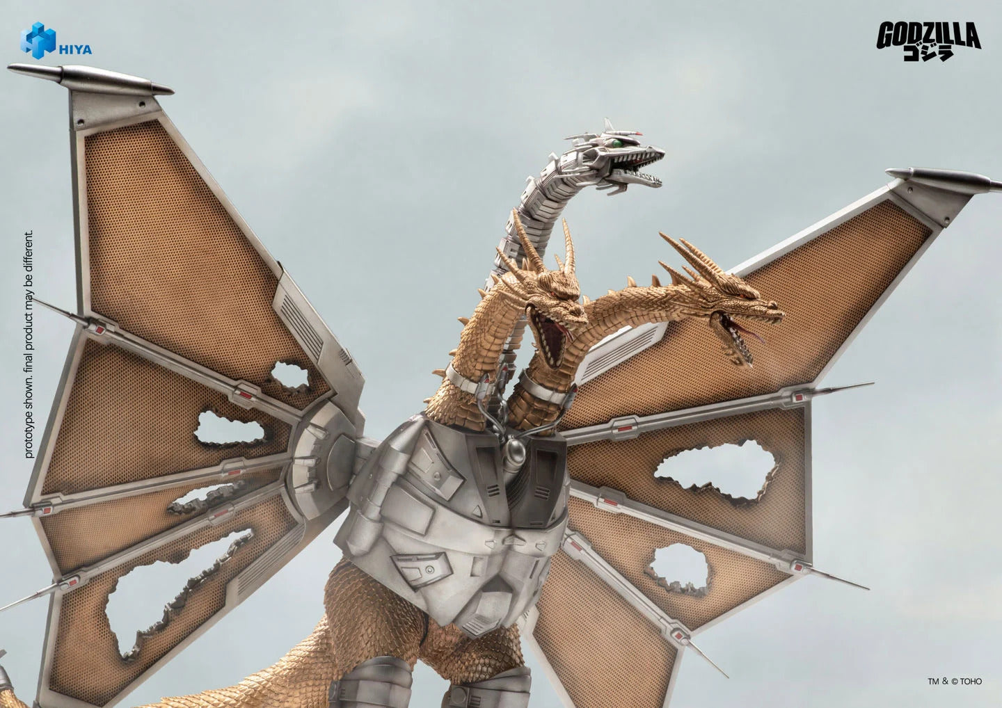 1991 Mecha King Ghidorah Battle Damaged Exquisite Basic Series None Scale Action Figure