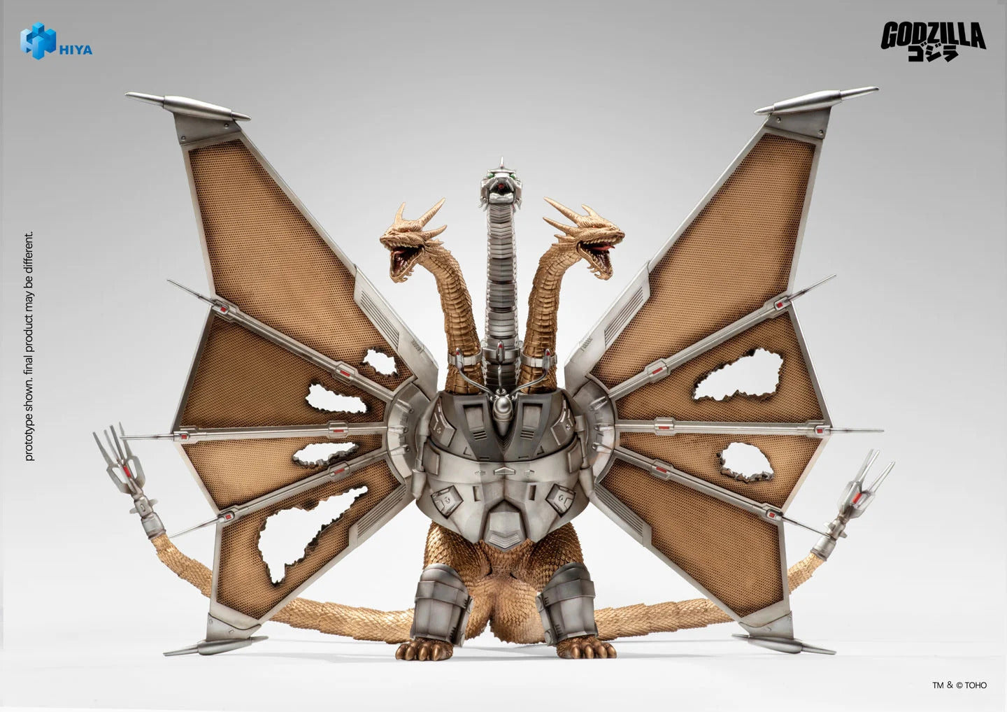 1991 Mecha King Ghidorah Battle Damaged Exquisite Basic Series None Scale Action Figure