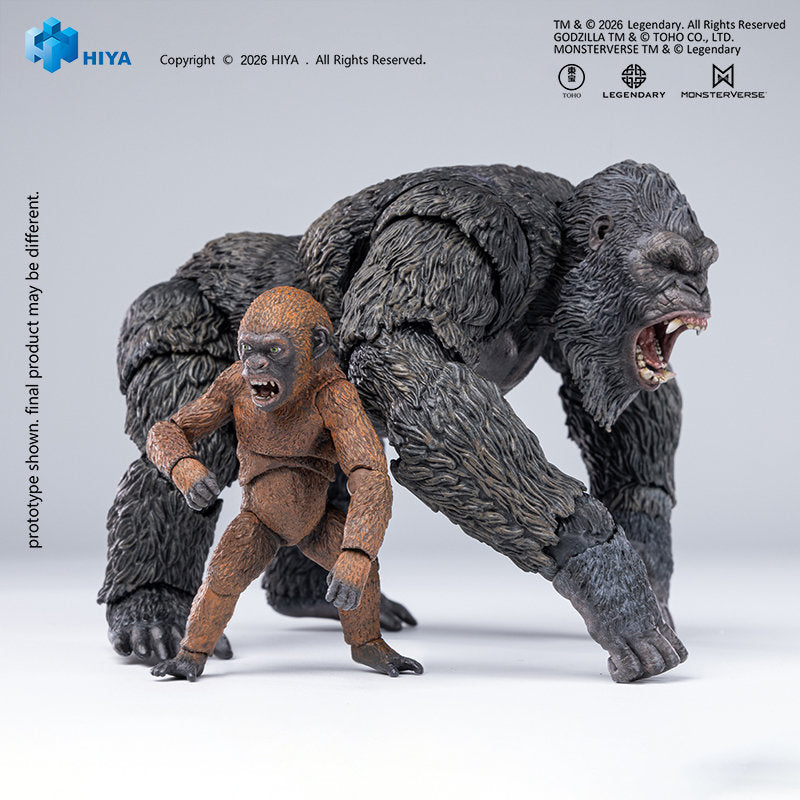 2024 King Kong and Suko Exquisite Basic Series Action Figure 2-Pack - AE Exclusive (Godzilla x Kong: New Empire)