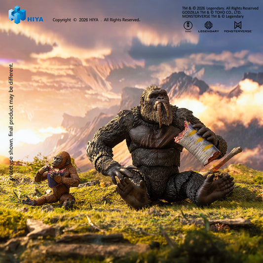 2024 King Kong and Suko Exquisite Basic Series Action Figure 2-Pack - AE Exclusive (Godzilla x Kong: New Empire)