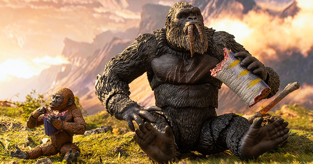 2024 King Kong and Suko Exquisite Basic Series Action Figure 2-Pack - AE Exclusive (Godzilla x Kong: New Empire)