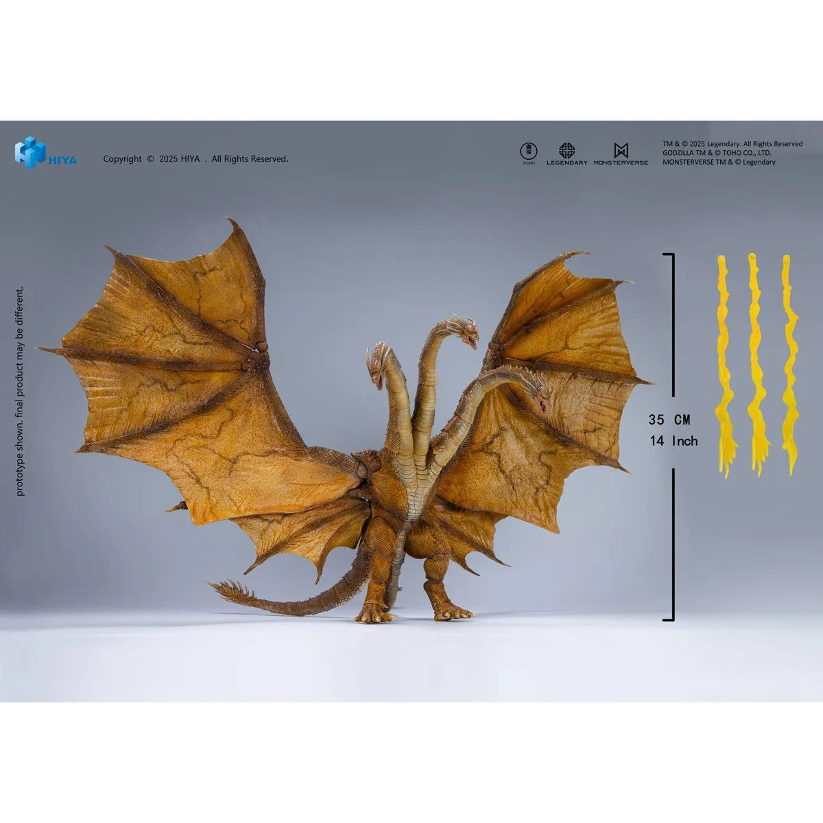 King Ghidorah from Godzilla KOTM 2.0 Exquisite Basic Figure