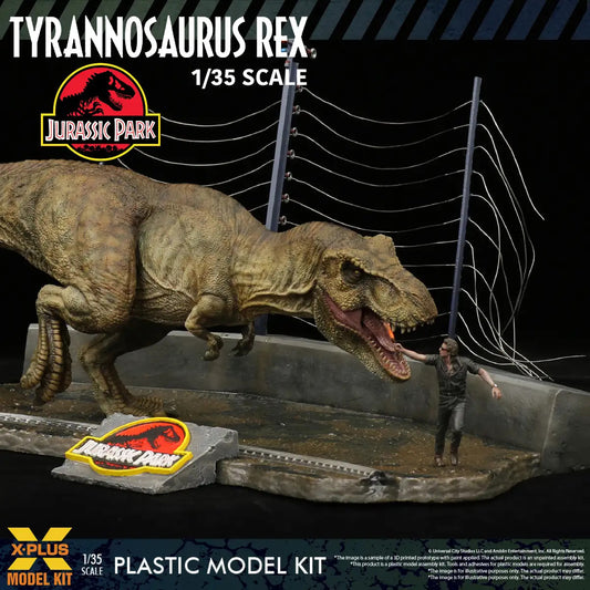 1/35 Jurassic Park – Tyrannosaurus Rex Plastic Model Kit (Unpainted) PRE-ORDER