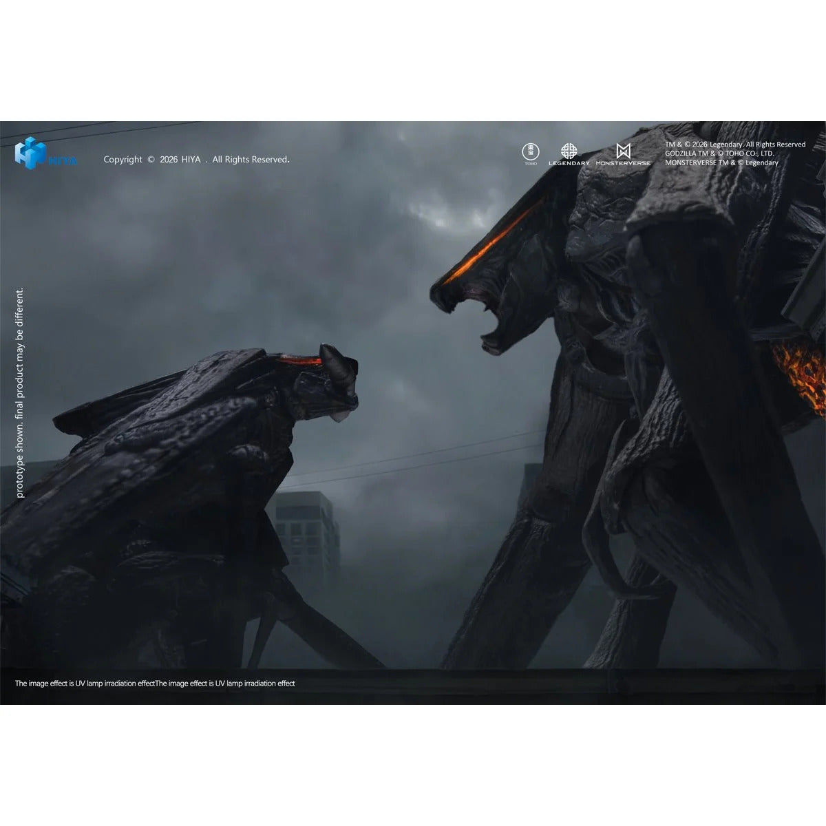 Muto Male and Female Exquisite Basic Series None Scale 6-Inch Action Figure Set from Godzilla 2014