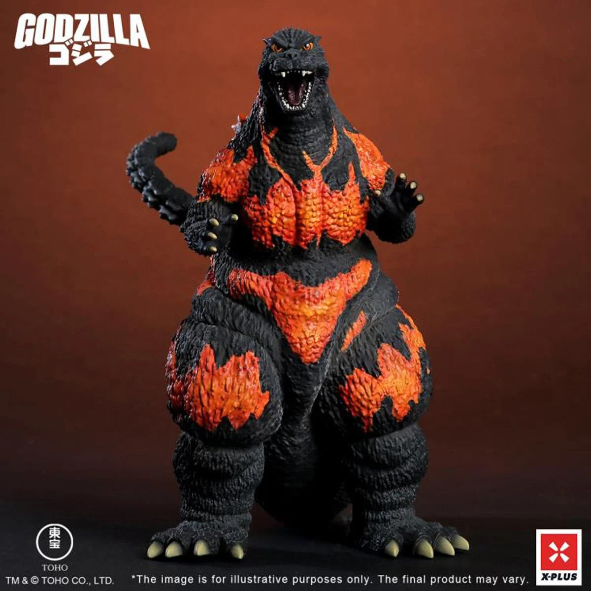 XPlus (1995) Godzilla Standard Version TOHO Kaiju Wars Series Statue