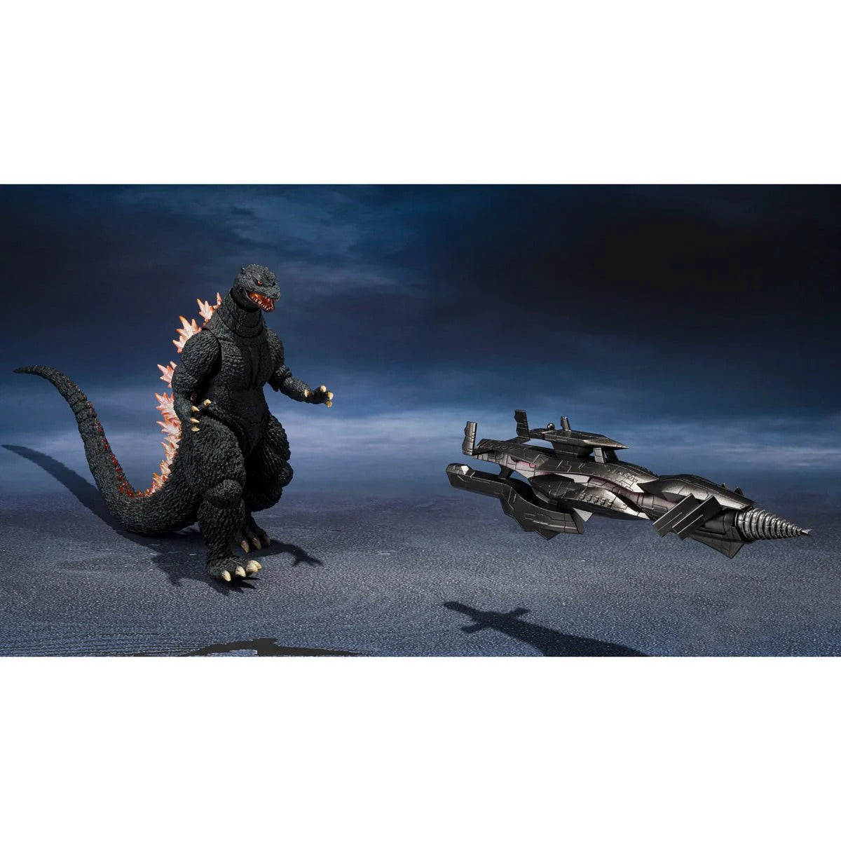 Godzilla: Final Wars 2004 Heat Ray Version vs New Gotengo S.H.MonsterArts Action Figure