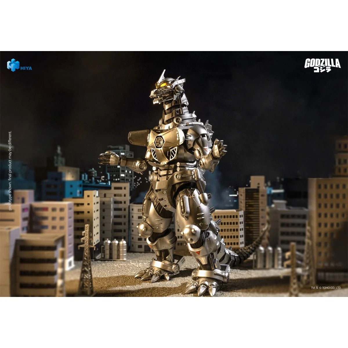 Mechagodzilla MFS-3 (Kiryu) Exquisite Basic Series None Scale 7 3/4-Inch Action Figure