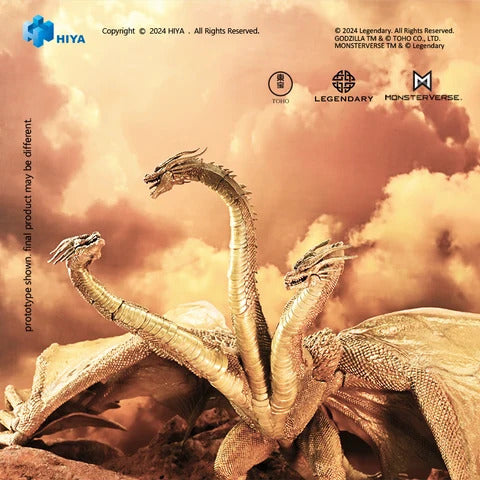 2019 King Ghidorah Gravity Beam Version None Scale 10-Inch Action Figure - AE Exclusive (Godzilla: King of the Monsters)