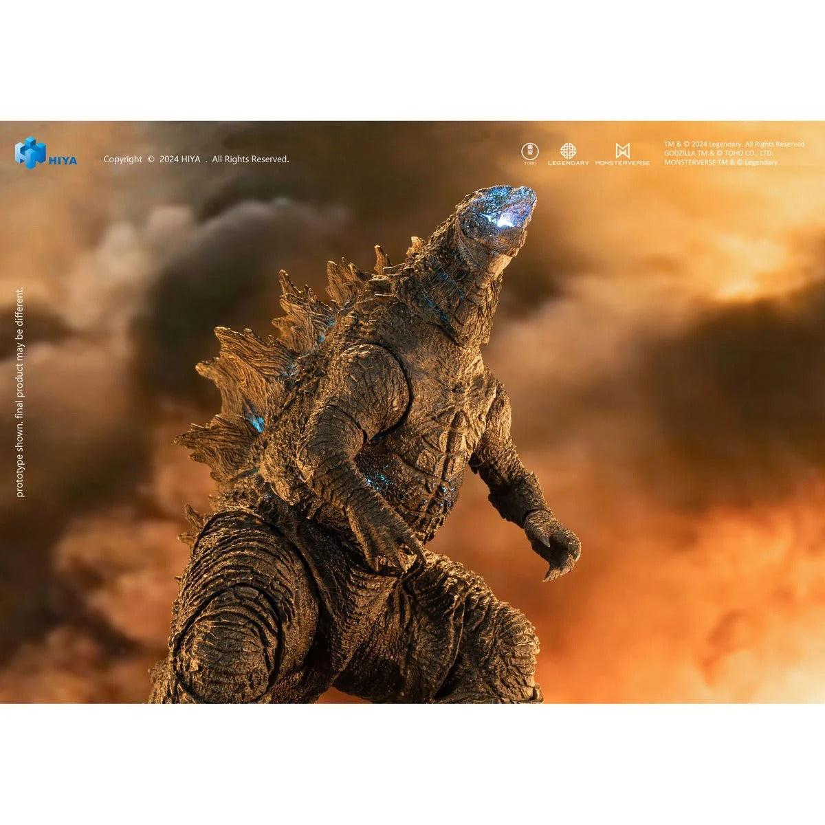 2021 Heat Ray Godzilla Exquisite Basic Series Light-Up Action Figure