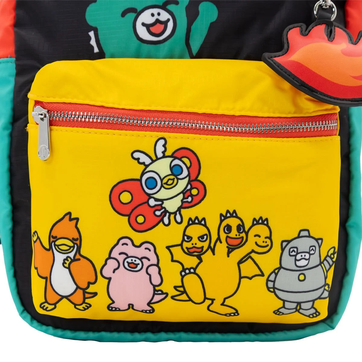 Chibi Godzilla Raids Again Reversible / Convertible Crossbody Bag