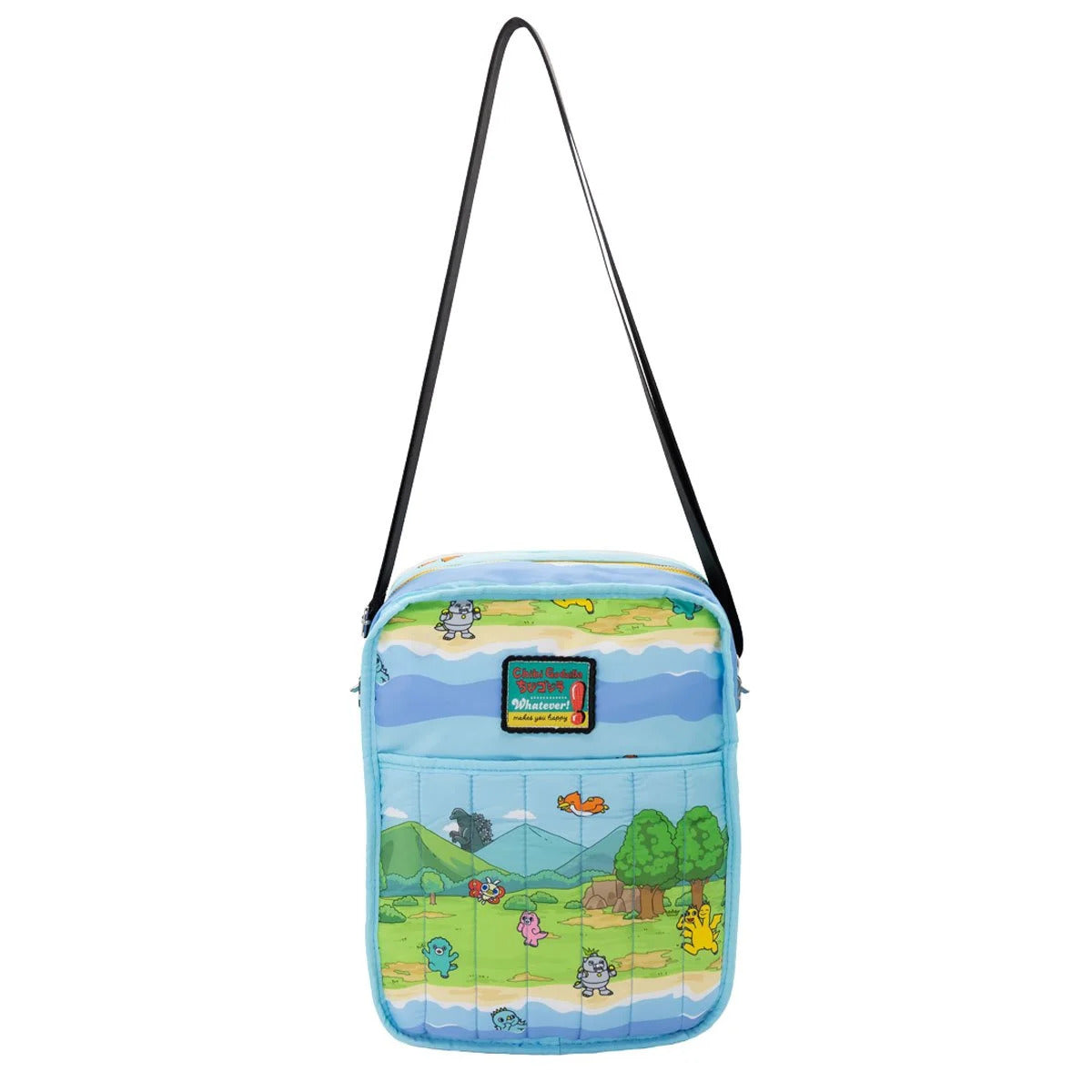 Chibi Godzilla Raids Again Reversible / Convertible Crossbody Bag