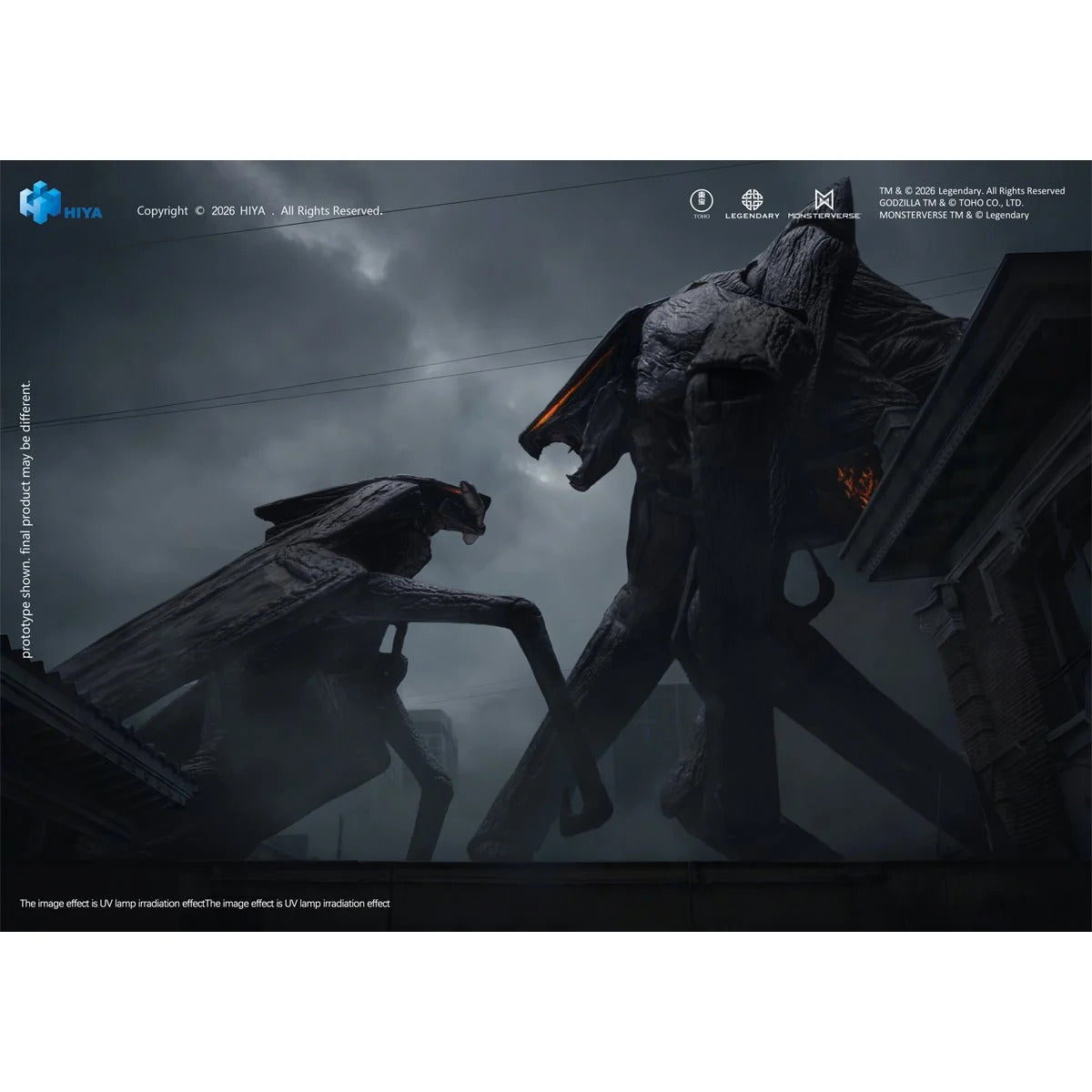 Muto Male and Female Exquisite Basic Series None Scale 6-Inch Action Figure Set from Godzilla 2014