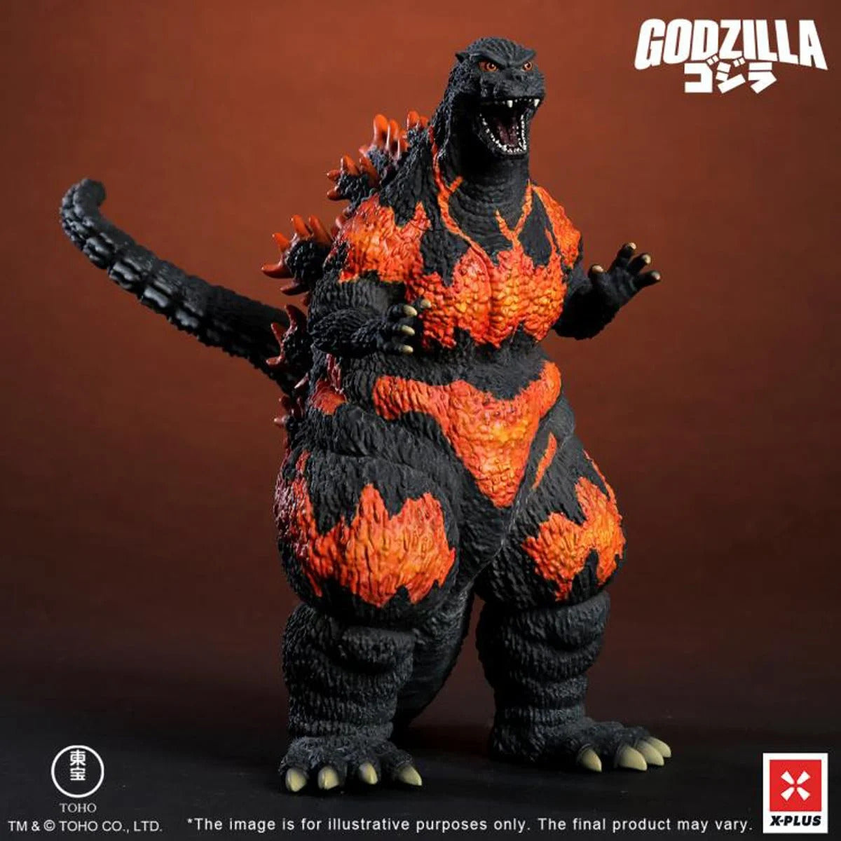 XPlus (1995) Godzilla Standard Version TOHO Kaiju Wars Series Statue