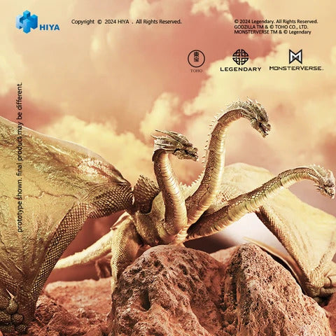 2019 King Ghidorah Gravity Beam Version None Scale 10-Inch Action Figure - AE Exclusive (Godzilla: King of the Monsters)