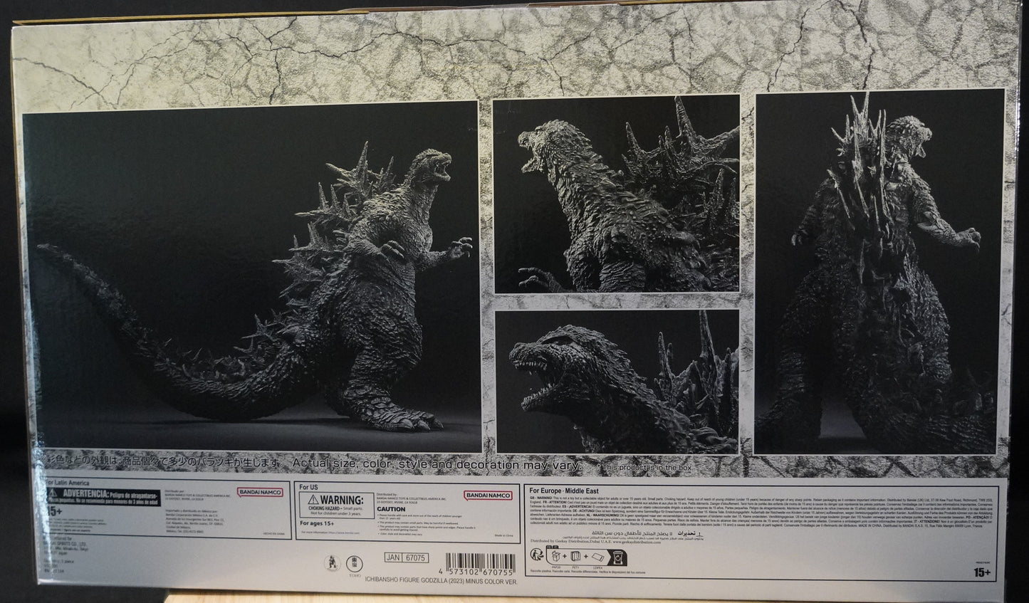 Godzilla Minus One Godzilla 2023 Minus Color Version Ichibansho Statue