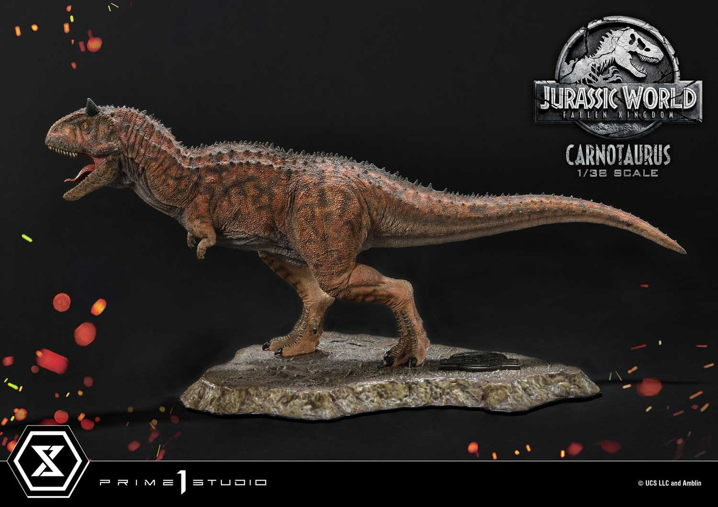 Jurassic World: Forgotten Kingdom Carnotaurus Statue