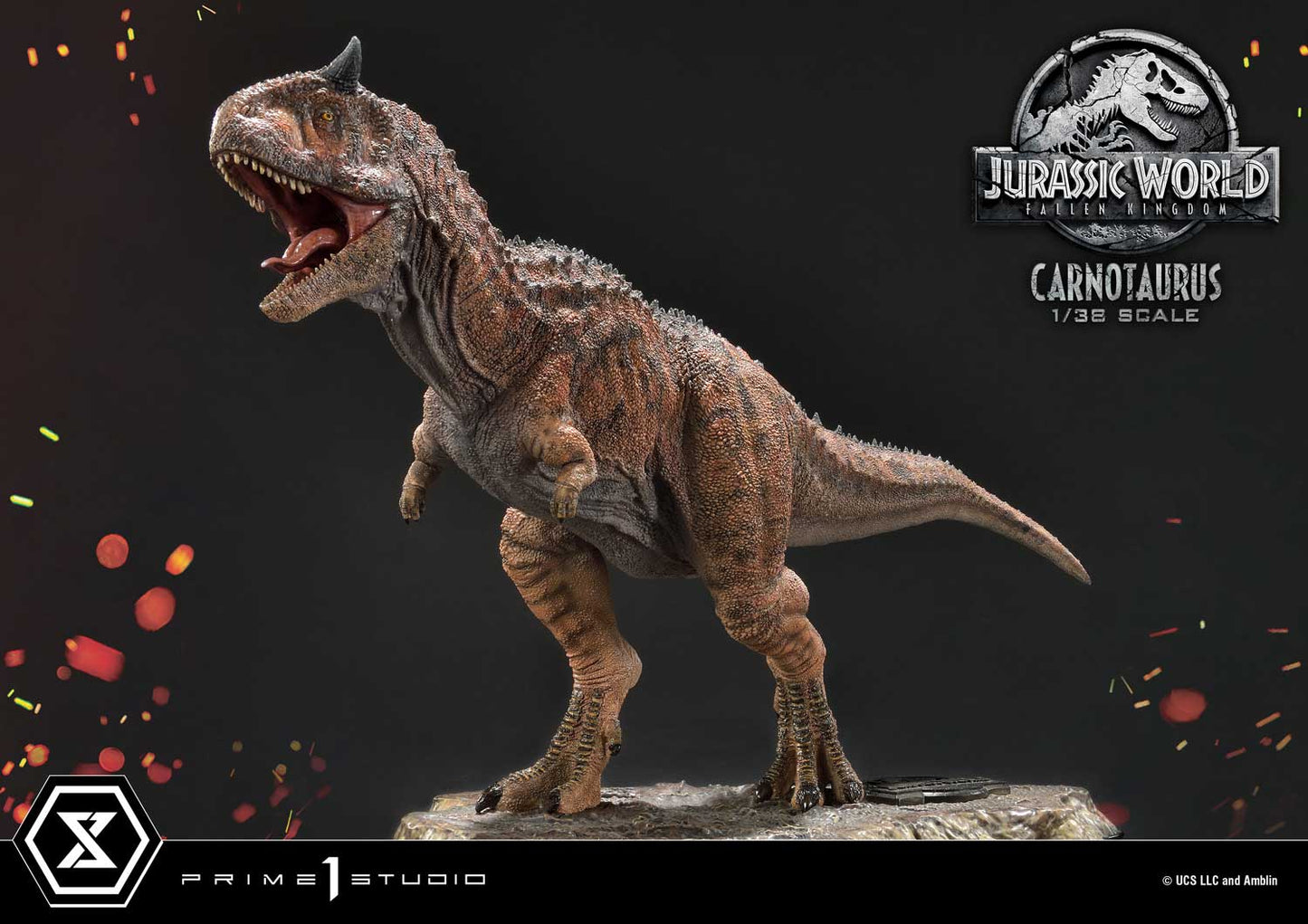 Jurassic World: Forgotten Kingdom Carnotaurus Statue