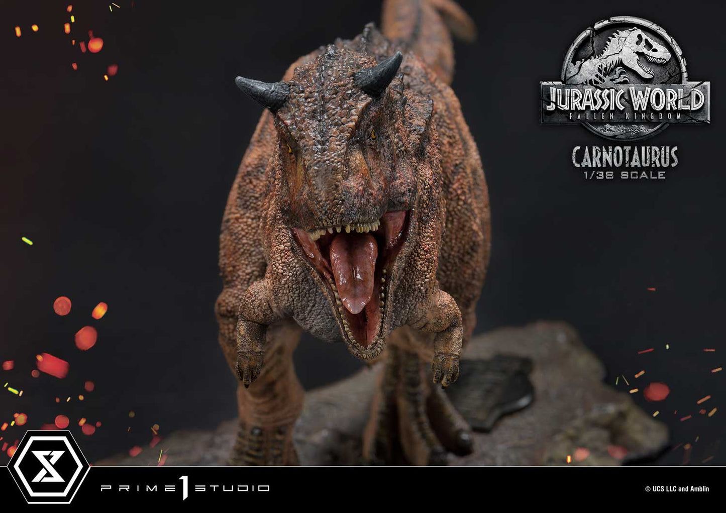 Jurassic World: Forgotten Kingdom Carnotaurus Statue