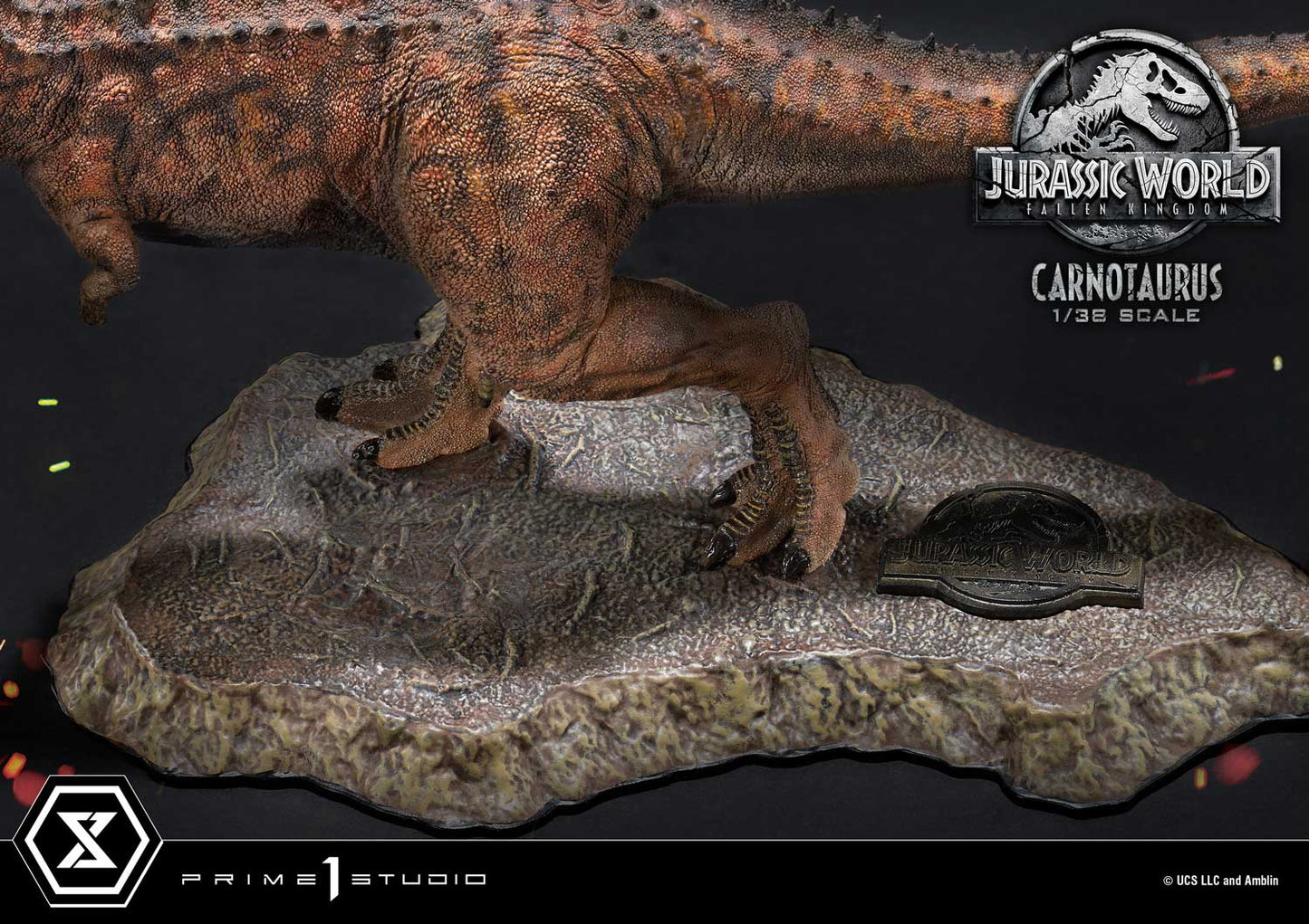 Jurassic World: Forgotten Kingdom Carnotaurus Statue