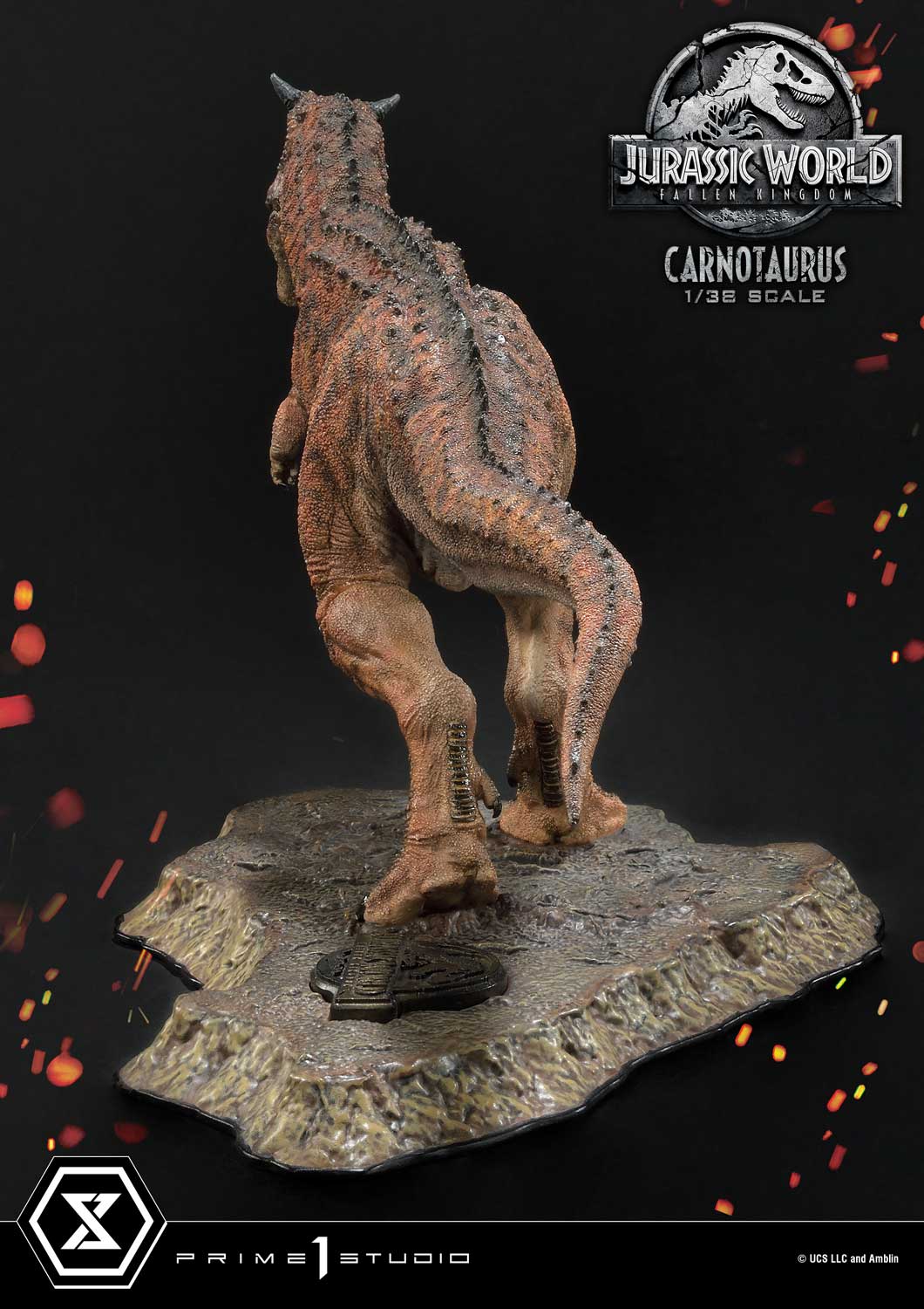 Jurassic World: Forgotten Kingdom Carnotaurus Statue