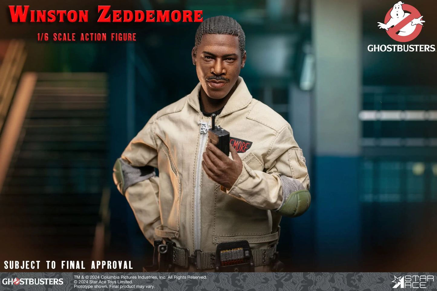 Ghostbusters 1/6 Winston Zeddemore PRE-ORDER