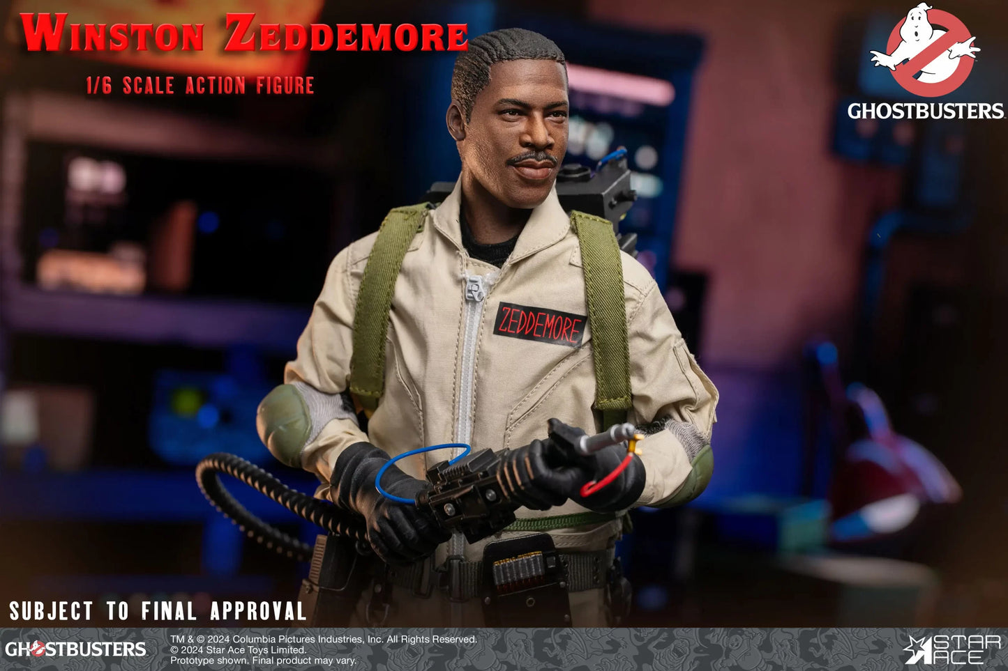 Ghostbusters 1/6 Winston Zeddemore PRE-ORDER