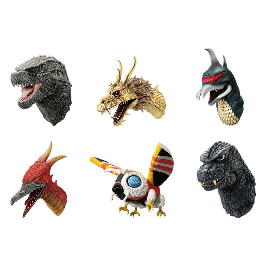 Godzilla x Kong: The New Empire Monster Head Ichibansho Zakka Magnet Display of 6