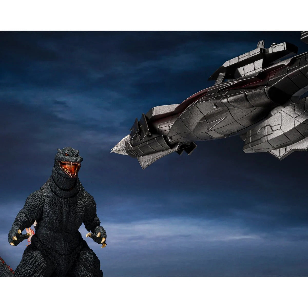 Godzilla: Final Wars 2004 Heat Ray Version vs New Gotengo S.H.MonsterArts Action Figure