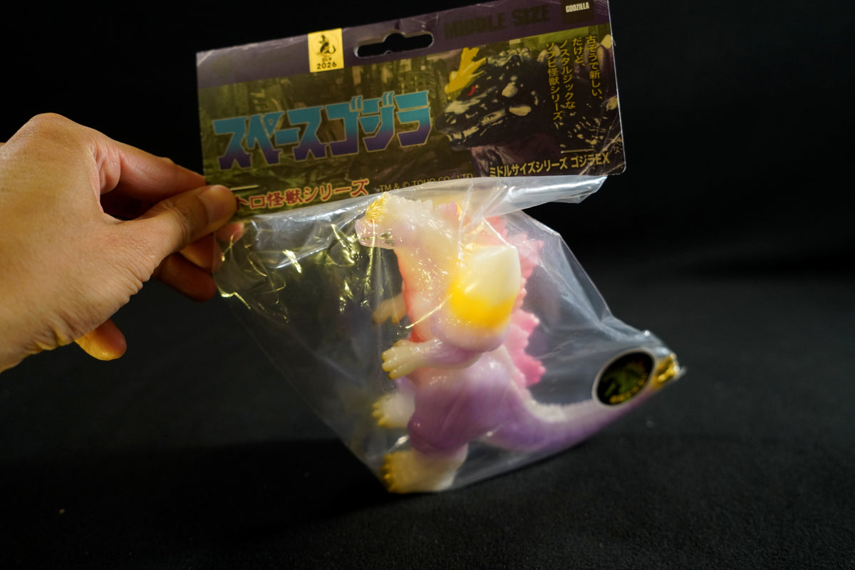 CCP Sofubi Middle-Size Series [Vol. 14] SpaceGodzilla Luminous Purple Ver.