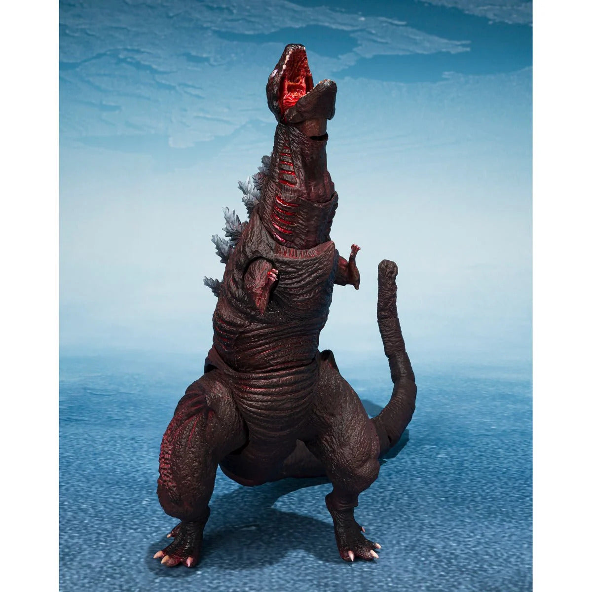 Godzilla 2016 The Second Form, Third Form, and Giant Unidentified Creature S.H.MonsterArts Action Figure Set