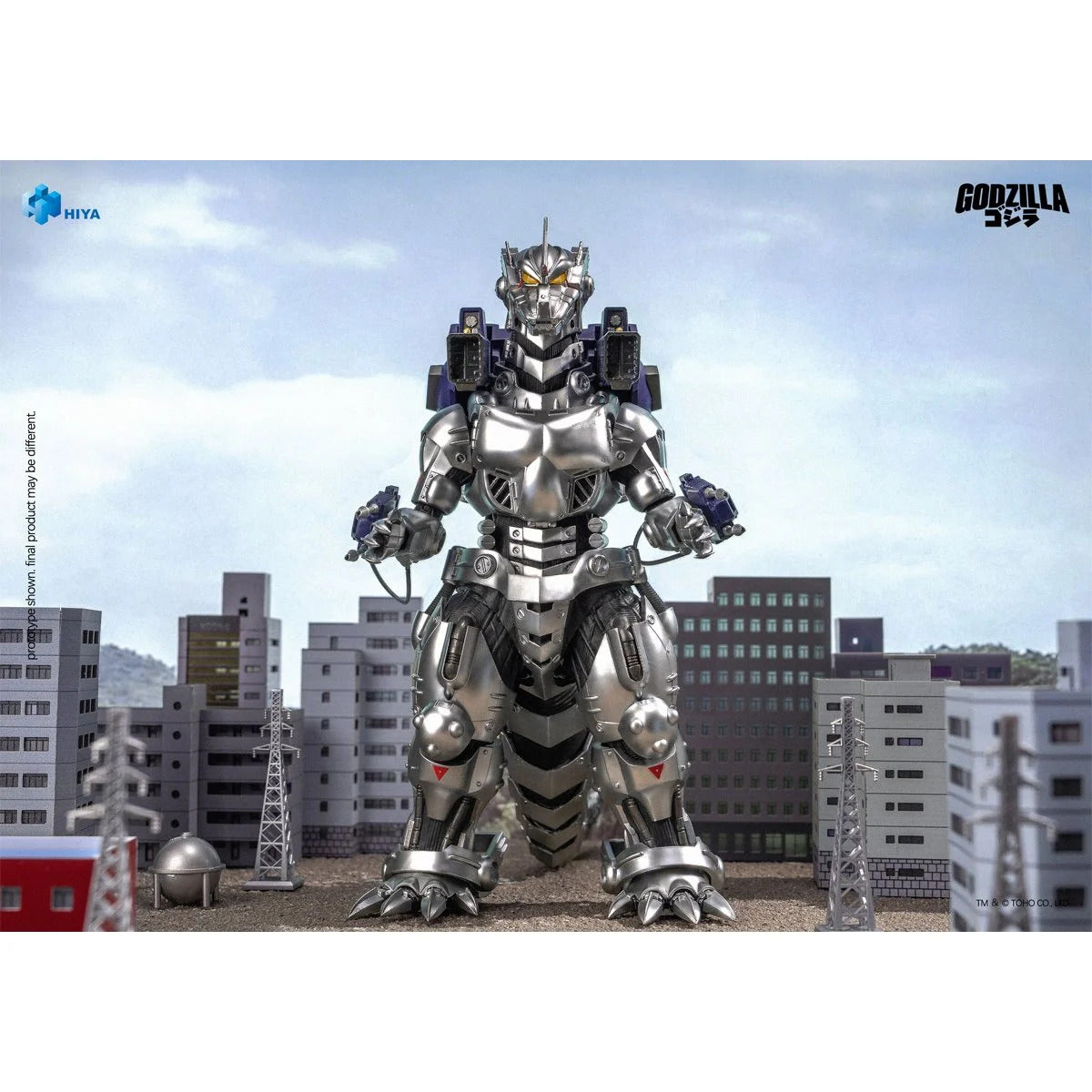 Mechagodzilla MFS-3 (Kiryu) Exquisite Basic Series None Scale 7 3/4-Inch Action Figure
